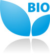 Bio Logo Blau