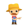 funny cartoon farmer