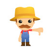 funny cartoon farmer
