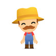 funny cartoon farmer