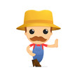funny cartoon farmer