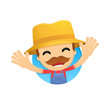 funny cartoon farmer
