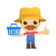 funny cartoon farmer