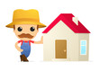 funny cartoon farmer