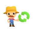 funny cartoon farmer