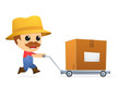 funny cartoon farmer