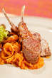 Lamb lion with vegetables