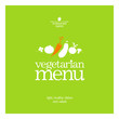 Restaurant Vegetarian Menu Card Design template