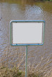 Schild Vorlage Gewässer Hintergrund
