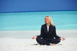 yoga business woman