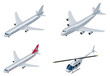 Vector isometric airplanes