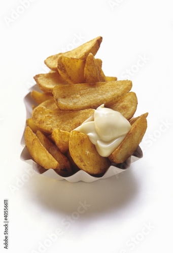 Photo: Steak Fries with Mayonnaise Steak Fries with Mayonnaise