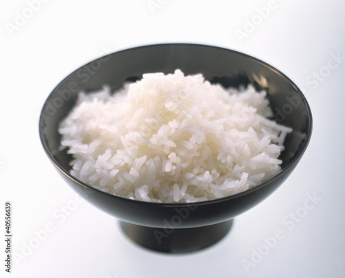 Foto: Cooked White Rice in a Bowl Cooked White Rice in a Bowl