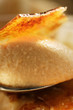 Crème brulee: caramelised duck liver mousse (detail)
