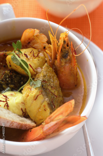 Photo: Bouillabaisse with saffron Bouillabaisse with saffron