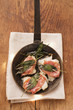 Saltimbocca in frying pan