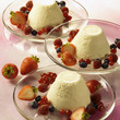 Panna cotta with fresh berries
