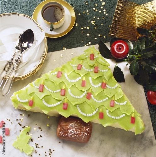 Photo: Christmas tree cake Christmas tree cake