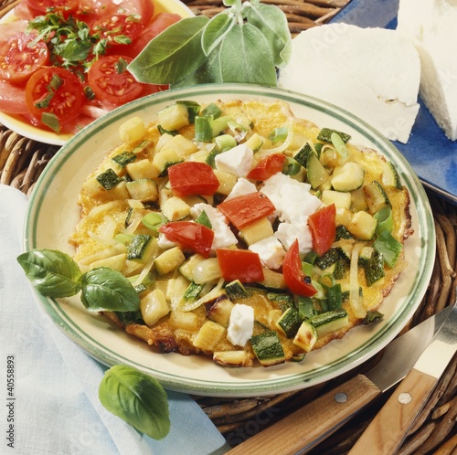 Foto: Courgette omelette Courgette omelette