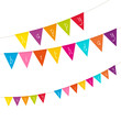 Festoons Triangle "Happy Birthday" Colour