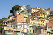 Colourful texture city of Cinque Terre - Italy.
