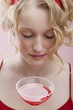 Young woman with Cosmopolitan