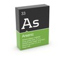 Arsenic from Mendeleev's periodic table