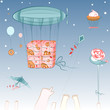 Flying Sweets and Children