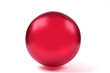 Glaskugel Matt- rot