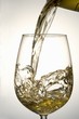 Pouring white wine