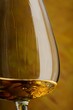 Cognac in snifter (close-up)