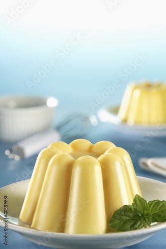 Photo: Vanilla blancmange Vanilla blancmange
