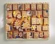 A gingerbread advent calendar
