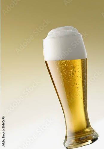 Photo: Weissbier in glass Weissbier in glass