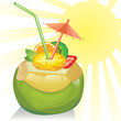 Coconut cocktail