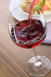 Pouring red wine