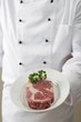 Beef steak with parsley