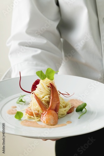 Photo: Spaghetti with lobster Spaghetti with lobster