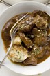 Beef goulash with bread dumpling