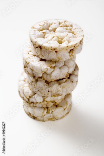 Photo: Rice wafers, in a pile Rice wafers, in a pile
