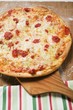 Pizza Margherita on server