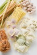 Pasta still life with gnocchi