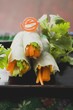 Vietnamese spring rolls with vegetable filling