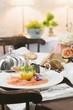 Smoked salmon and toast