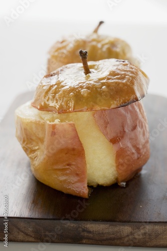Photo: Two baked apples Two baked apples