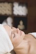 Woman having beauty treatment