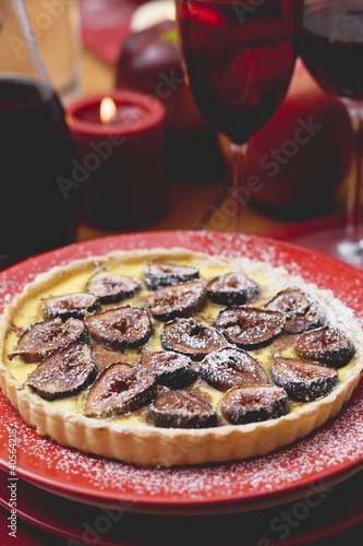 Photo: Vanilla fig tart for Christmas Vanilla fig tart for Christmas