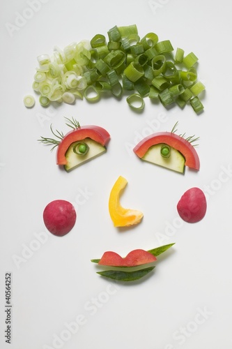 Photo: Amusing vegetable face Amusing vegetable face