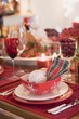 Christmas place-setting