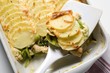 Potato and leek gratin